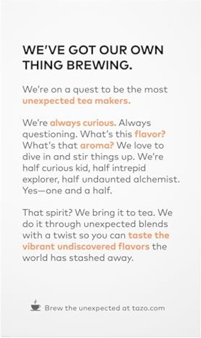 Tazo Wild Sweet Orange Herbal Tea - 120 Tea Bags - Image 2